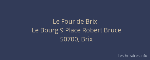 Le Four de Brix