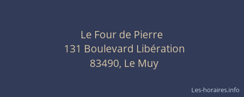 Le Four de Pierre