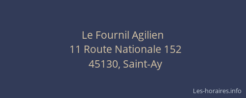 Le Fournil Agilien