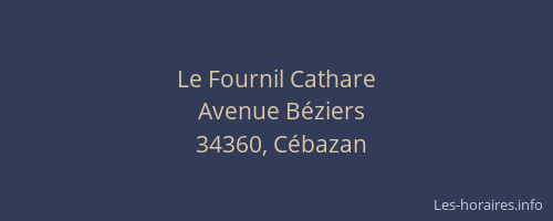 Le Fournil Cathare