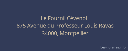 Le Fournil Cévenol