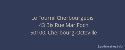 Le Fournil Cherbourgeois