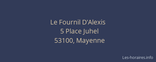 Le Fournil D'Alexis