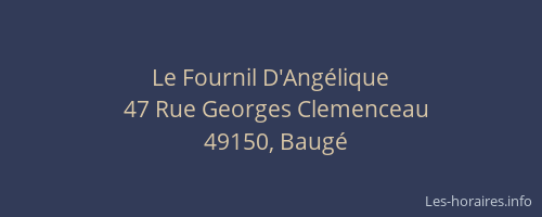 Le Fournil D'Angélique