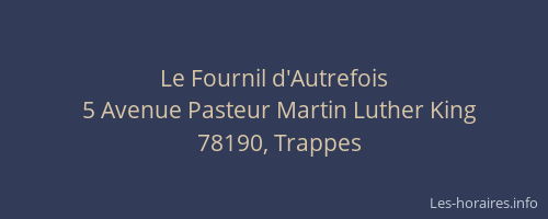 Le Fournil d'Autrefois