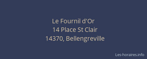 Le Fournil d'Or