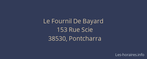 Le Fournil De Bayard