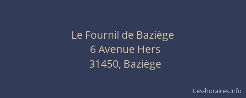 Le Fournil de Baziège