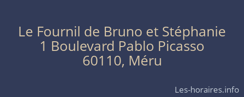Le Fournil de Bruno et Stéphanie