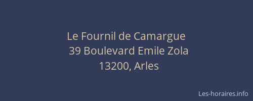 Le Fournil de Camargue