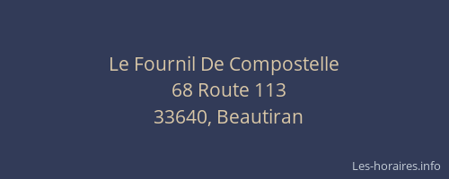 Le Fournil De Compostelle