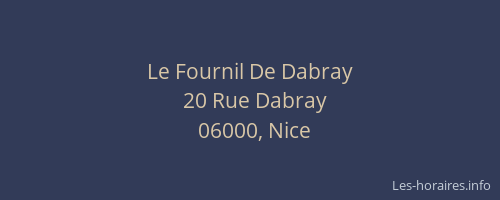 Le Fournil De Dabray
