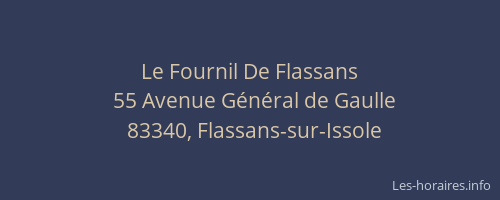 Le Fournil De Flassans