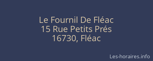 Le Fournil De Fléac