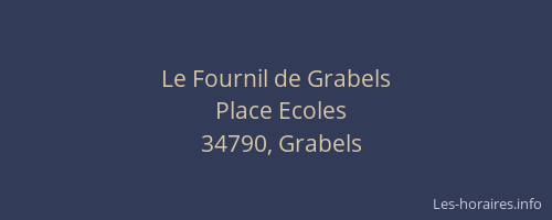 Le Fournil de Grabels
