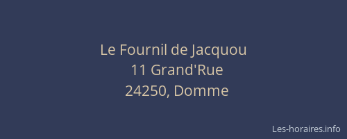 Le Fournil de Jacquou