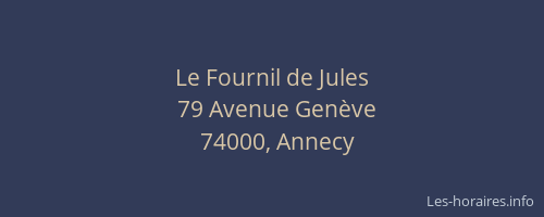 Le Fournil de Jules