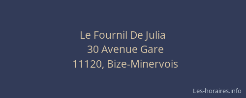 Le Fournil De Julia