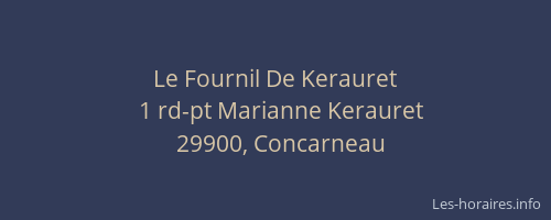 Le Fournil De Kerauret