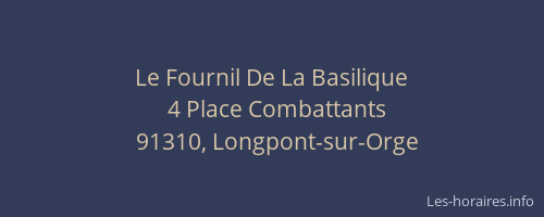 Le Fournil De La Basilique