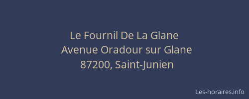 Le Fournil De La Glane