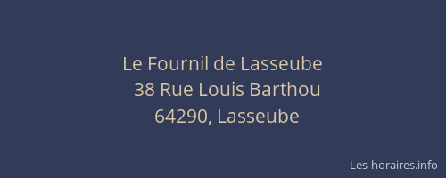 Le Fournil de Lasseube