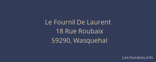 Le Fournil De Laurent