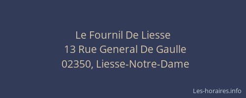 Le Fournil De Liesse