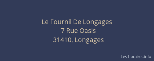 Le Fournil De Longages