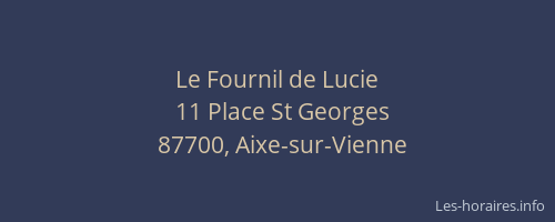 Le Fournil de Lucie