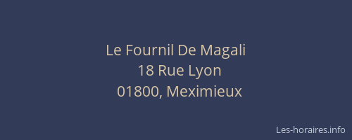 Le Fournil De Magali
