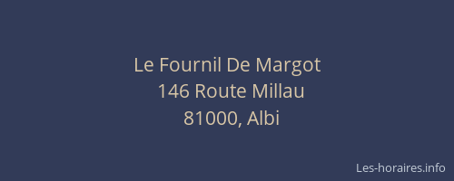 Le Fournil De Margot