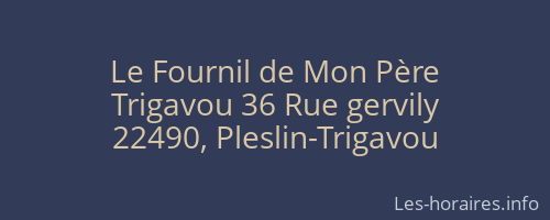 Le Fournil de Mon Père
