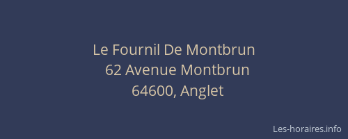Le Fournil De Montbrun
