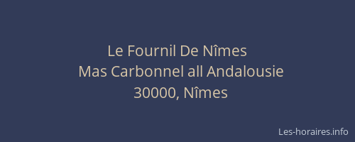 Le Fournil De Nîmes