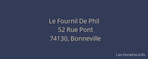 Le Fournil De Phil