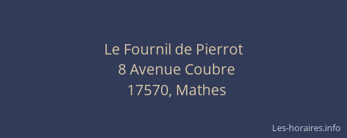 Le Fournil de Pierrot