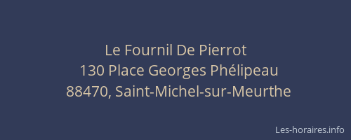 Le Fournil De Pierrot