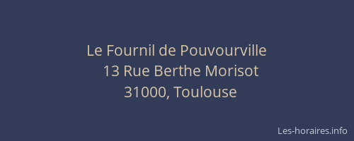 Le Fournil de Pouvourville