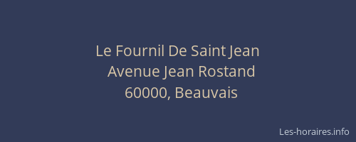 Le Fournil De Saint Jean