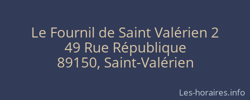 Le Fournil de Saint Valérien 2