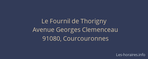 Le Fournil de Thorigny