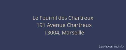 Le Fournil des Chartreux