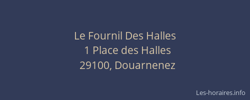 Le Fournil Des Halles