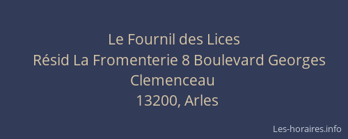 Le Fournil des Lices