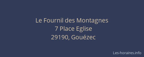 Le Fournil des Montagnes