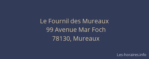 Le Fournil des Mureaux
