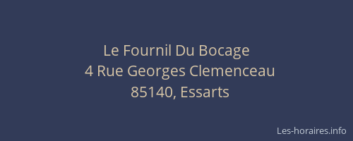 Le Fournil Du Bocage