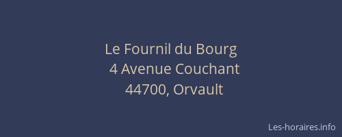 Le Fournil du Bourg