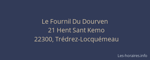 Le Fournil Du Dourven